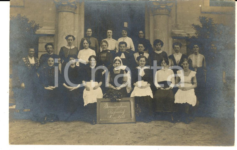 1913 DIPPOLDISWALDE Giovani donne in una casa di cura - Genesungsheim *Foto