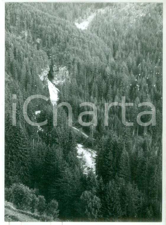 1982 CAMPO TURES (BZ) Veduta del torrente Riva *Fotografia vintage 13x18 cm