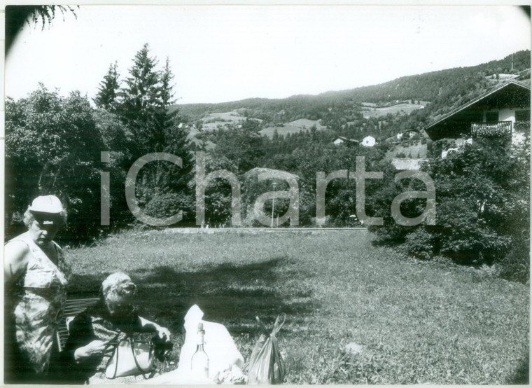 1982 VAL GARDENA (BZ) Picnic tra i pendii della valle *Fotografia animata 18x13