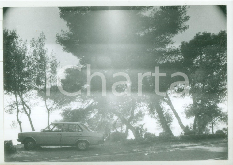 1981 GRIMALDI (IM) Automobile sulla Via Aurelia *Fotografia artistica 18x13 cm