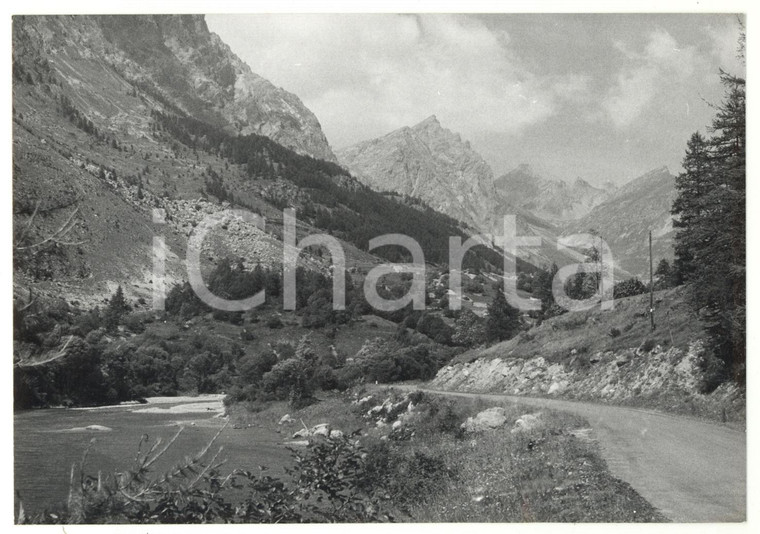 1981 SARETTO (CN) Piccolo lago artificiale nella Valle di MAURIN *Foto VINTAGE