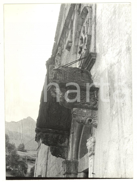 1980 BACENO (VB) Portale della chiesa di SAN GAUDENZIO *Foto vintage 13x18