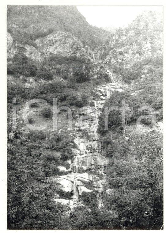 1980 VALLE ANTRONA Veduta del torrente OVESCA *Foto VINTAGE 13x18 cm