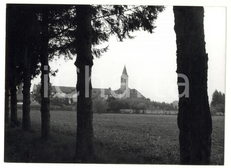 1981 STAFFARDA DI REVELLO (CN) Veduta dell'abbazia di Santa Maria *ARTISTICA