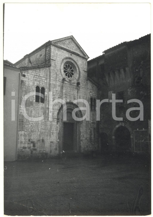 1979 BOVARA (PG) Facciata della chiesa di San Pietro *Foto VINTAGE 13x18 cm