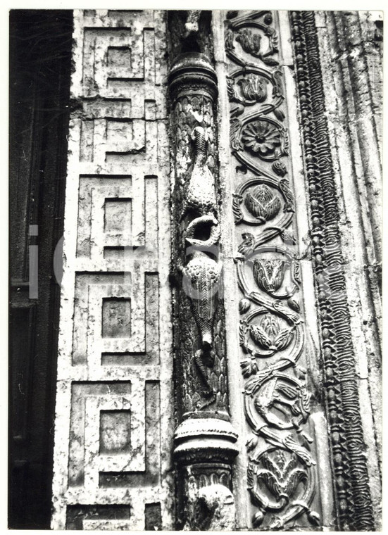 1979 ASSISI Cattedrale di San Rufino - Stipite con figure di animali *Foto 13x18
