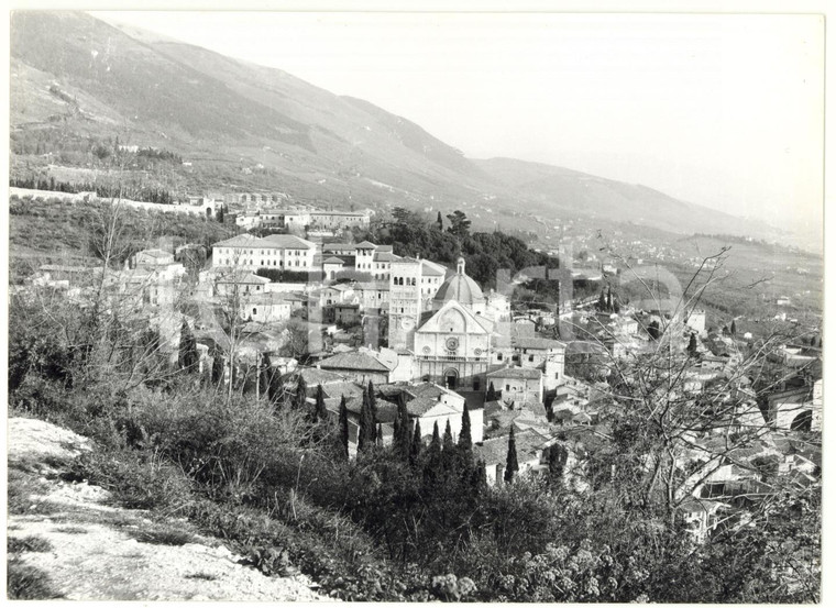 1977 ASSISI Veduta panoramica della città *Fotografia ARTISTICA 18x13 cm