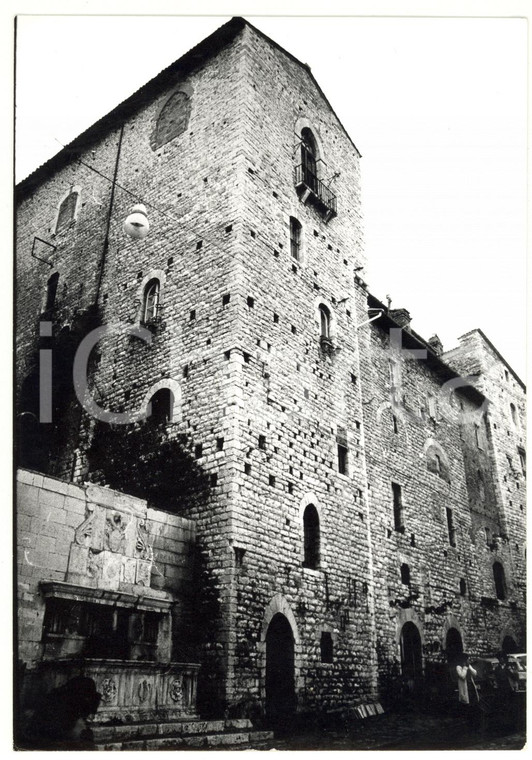1979 ASSISI Via Fontebella - Veduta della FONTE MARCELLA *Foto VINTAGE 13x18 cm