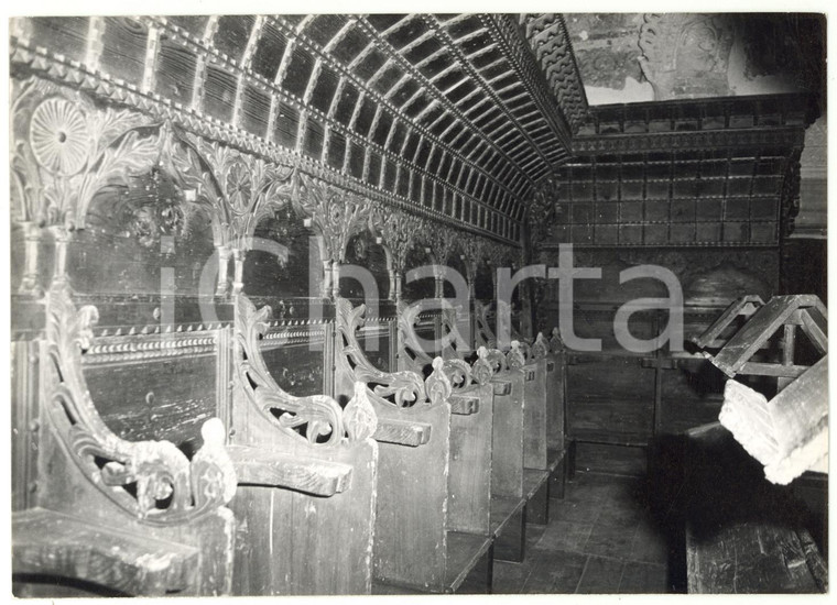 1979 CIVIDALE DEL FRIULI (UD) Tempietto longobardo - Stalli in legno *Foto 18x13