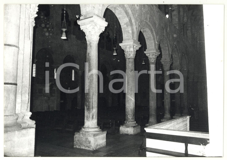 1980 BARI Cattedrale di SAN SABINO - Navate interne *Foto VINTAGE 18x13 cm