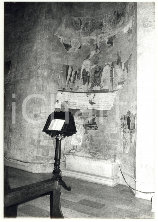 1980 BARI Cattedrale di SAN SABINO - Abside affrescato *Foto VINTAGE 13x18 cm