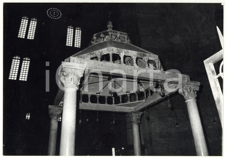 1980 BARI Cattedrale di SAN SABINO - Ciborio dell'altare maggiore *Foto VINTAGE