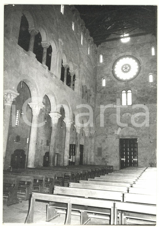 1980 BARI Interni della cattedrale di SAN SABINO *Fotografia VINTAGE 13x18 cm