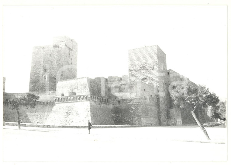 1980 BARI Castello normanno-svevo - Veduta delle torri *Foto VINTAGE 18x13 cm