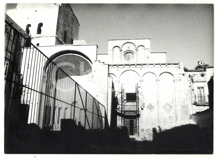 1979 MONTE SANT'ANGELO (FG) Chiesa di SAN PIETRO - Lavori di restauro FOTO 18x13