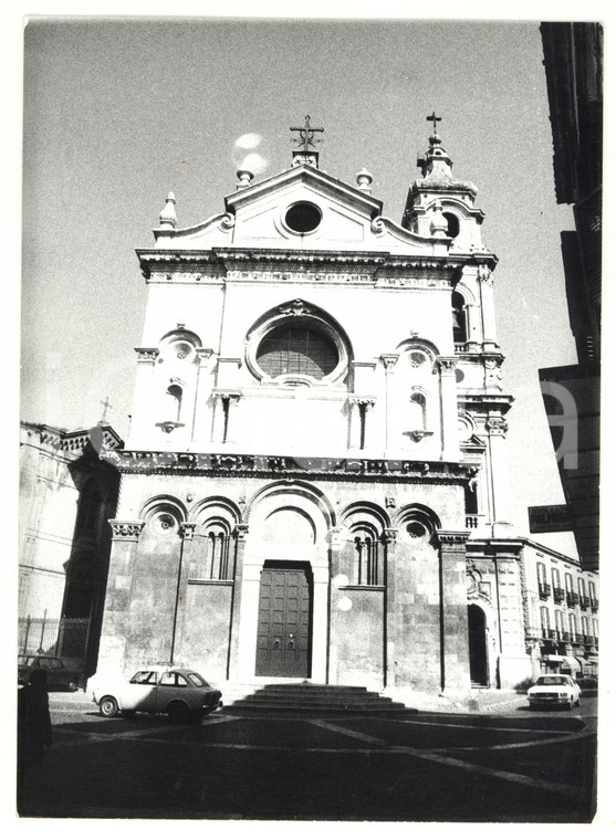 1979 FOGGIA Facciata della cattedrale - Fotografia VINTAGE 13x18 cm