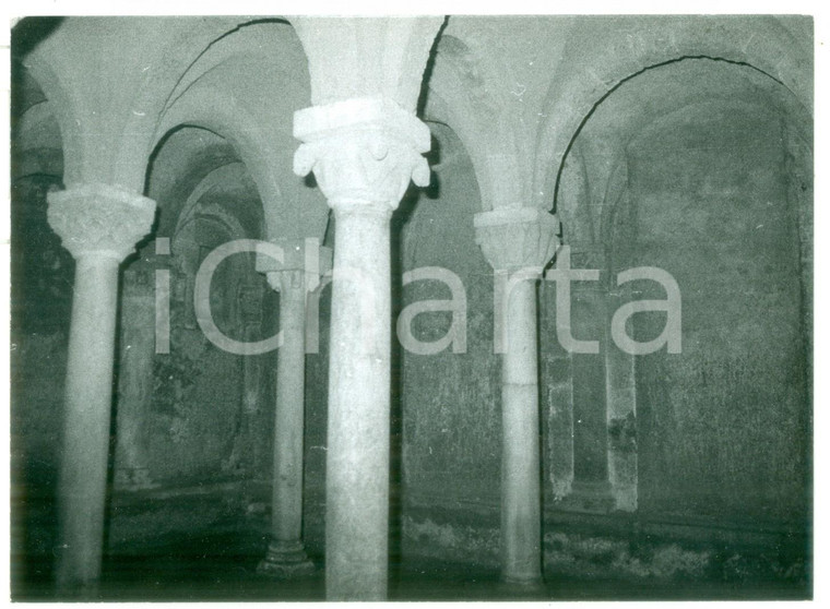 1980 NEPI (VT) Colonne della cripta del duomo Santa Maria Assunta - Foto 18x13