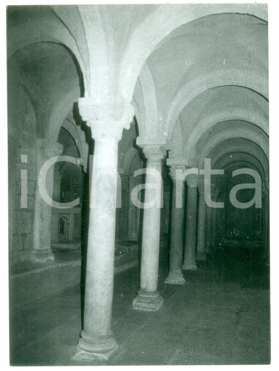 1980 NEPI (VT) Colonnato cripta del duomo Santa Maria Assunta - Fotografia