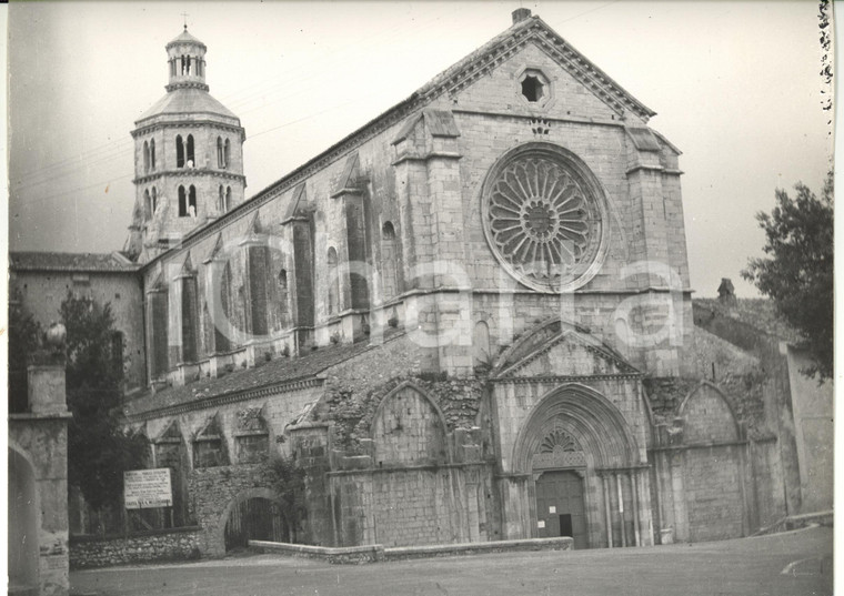 1971 PRIVERNO (LT) Facciata dell'abbazia di FOSSANOVA *Foto VINTAGE 30x24 cm