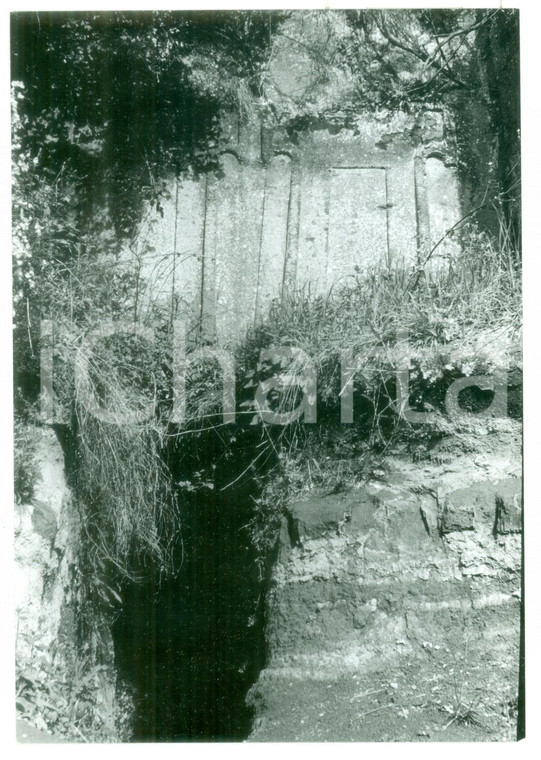 1981 VETRALLA Necropoli di NORCHIA - Ingresso di una tomba etrusca *Foto 18x13