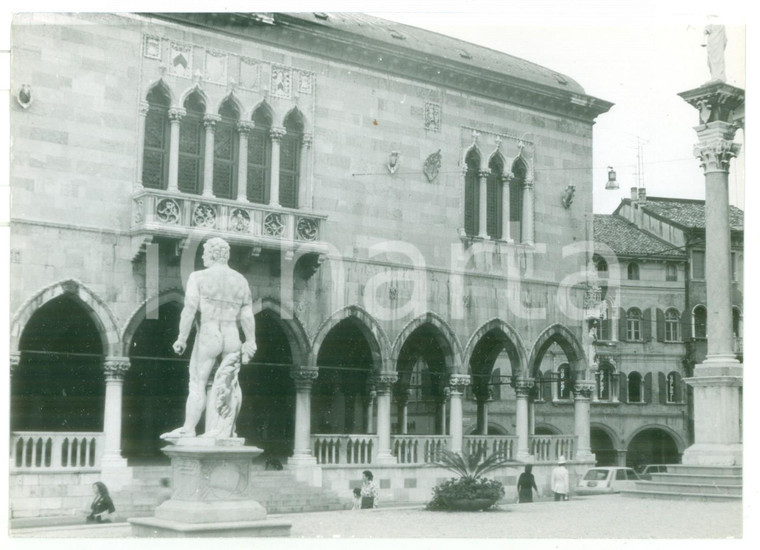 1979 UDINE Piazza Libertà - Veduta della LOGGIA DEL LIONELLO *Foto VINTAGE 18x13