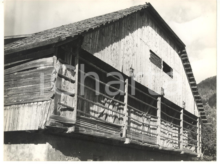 1979 VALLE DI ANTERSELVA Veduta di un fienile *Foto VINTAGE 24x18