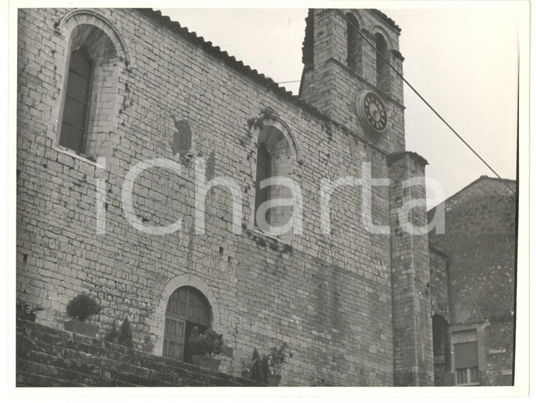 1971 TERNI - PIEDILUCO Facciata chiesa di San Francesco *Foto VINTAGE 24x18