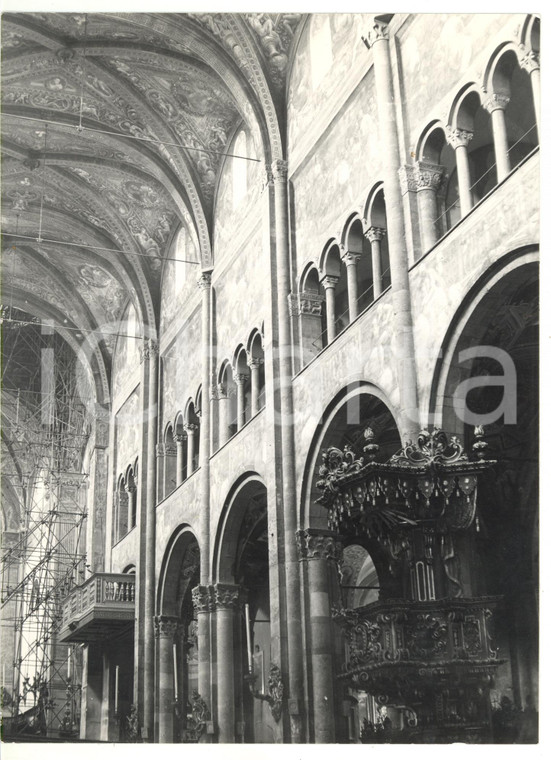 1976 PARMA Interni del Duomo - Lavori di restauro *Foto VINTAGE 18x24