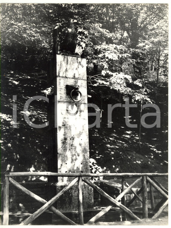 1974 MONTE FUMAIOLO Monumento sorgente del fiume TEVERE *Foto VINTAGE 18x24