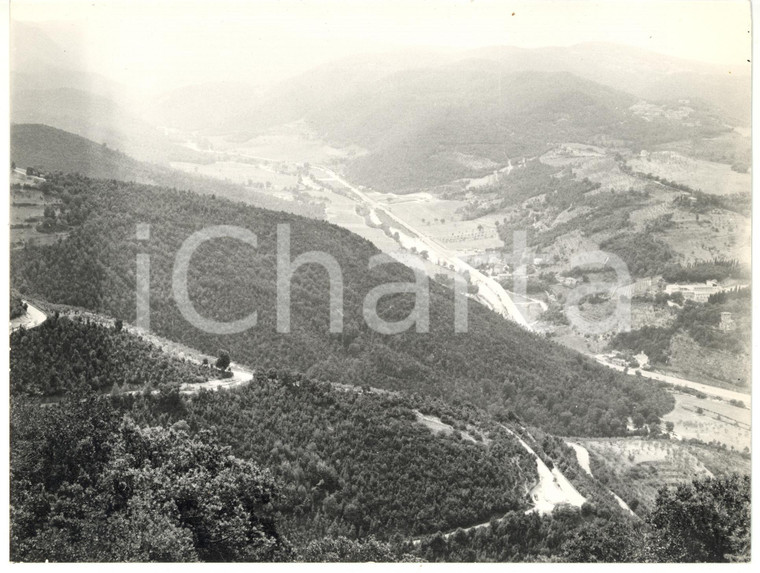 1974 SPOLETO - MONTELUCO Distese di boschi verso valle *Foto VINTAGE 18x24