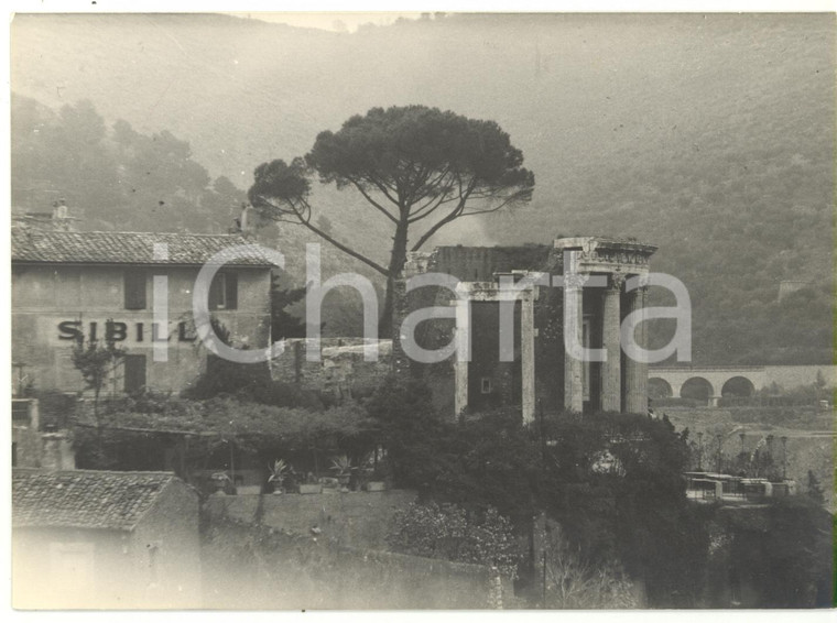 1974 TIVOLI (ROMA) Veduta del Tempio di Vesta *Fotografia ARTISTICA 18x13 cm