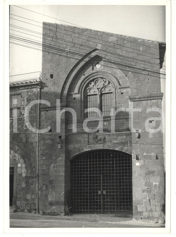 1971 TUSCANIA (VT) Veduta della Chiesa di San Leonardo *Foto VINTAGE 13x18