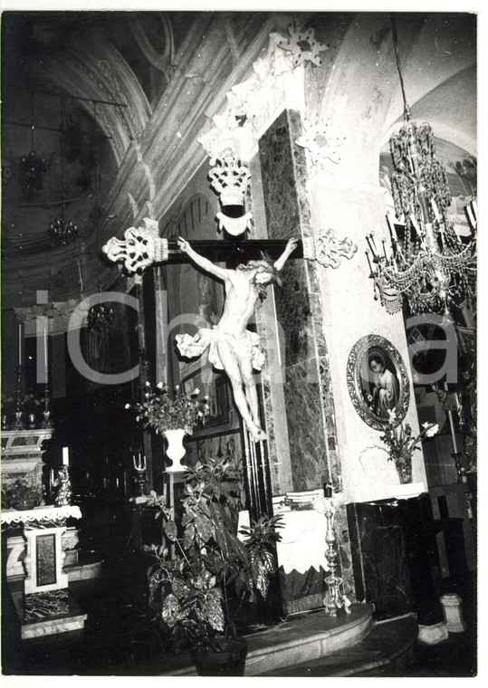 1974 FRAMURA - COSTA Crocifisso della Chiesa di San Martino *Foto VINTAGE 13x18