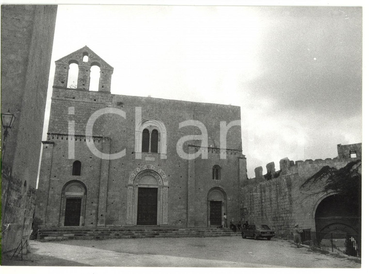 1981 TARQUINIA (VT) Chiesa di Santa Maria in Castello - Facciata *Foto ANIMATA