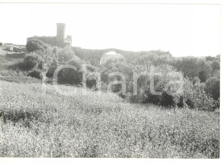 1978 VULCI (VT) Veduta del Castello dell'Abbadia *Fotografia VINTAGE 18x13 cm