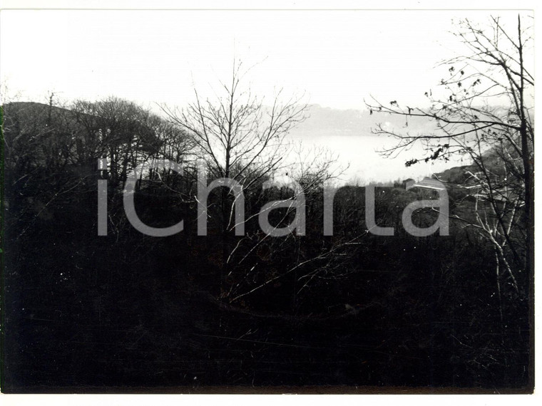 1977 LAGO ALBANO Veduta panoramica *Fotografia VINTAGE 18x13 cm