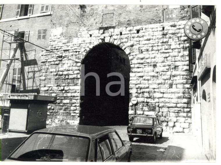1978 ANCONA Auto parcheggiate in Piazza del Plebiscito *Foto VINTAGE 18x13