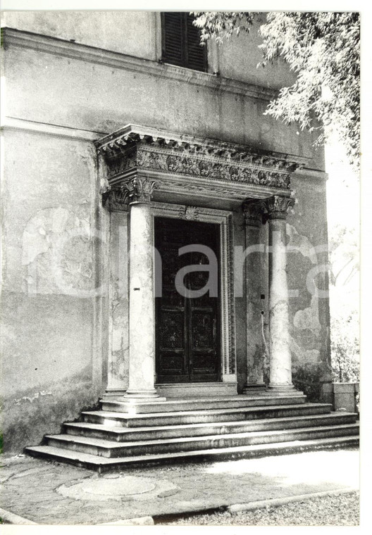 1980 ROMA Villa Torlonia - Veduta del portale *Foto VINTAGE 18x13 cm