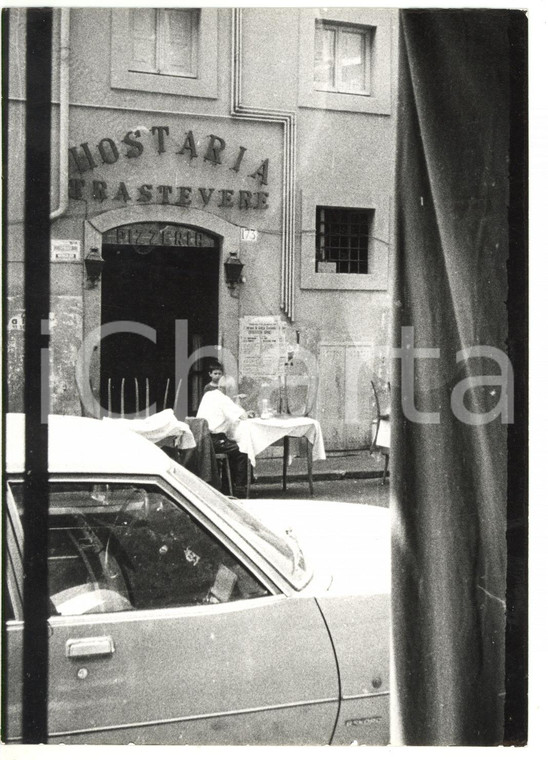 1976 ROMA Pranzo all'Hostaria Trastevere *Foto VINTAGE 13x18 cm