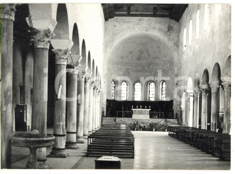 1979 RAVENNA Navata centrale della Basilica di San Francesco *Foto VINTAGE 18x13