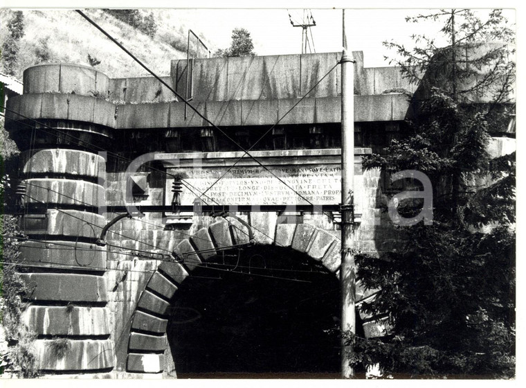 1978 BARDONECCHIA (TO) Traforo ferroviario del FREJUS *Foto VINTAGE 18x13 cm