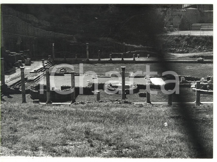 1981 VOLTERRA (PI) Resti del teatro romano *Fotografia VINTAGE 18x13 cm