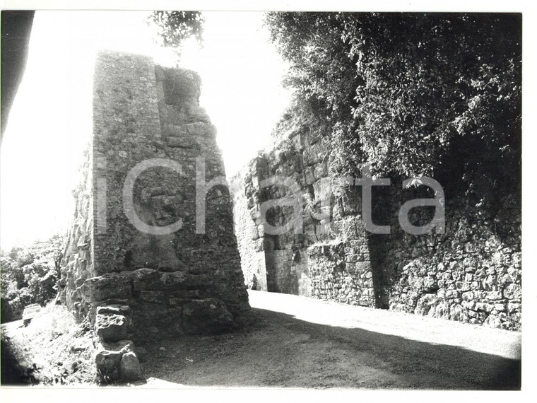 1981 VOLTERRA (PI) Veduta di Porta Diana *Fotografia VINTAGE 18x13 cm