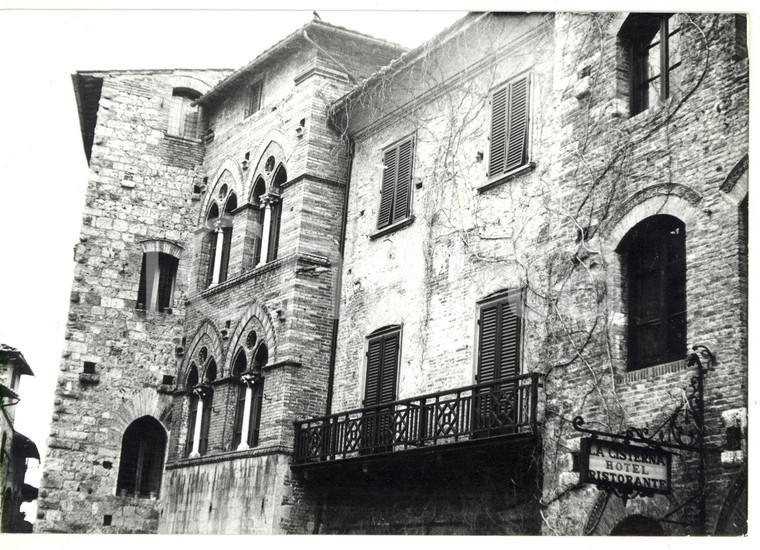 1979 SAN GIMIGNANO Piazza della Cisterna - Veduta di Casa Salvestrini *Foto