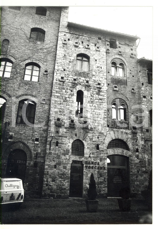 1979 SAN GIMIGNANO Piazza della Cisterna - Casa Salvestrini *Foto VINTAGE 13x18