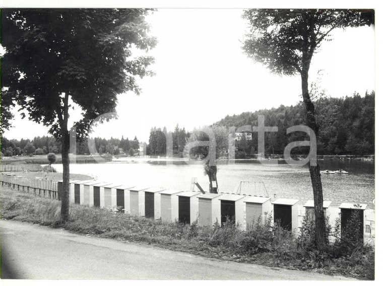 1982 LAVARONE (TN) Veduta del laghetto *Foto VINTAGE 18x13 cm