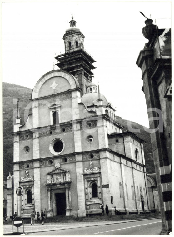 1977 TIRANO Facciata rinascimentale del Santuario della Madonna di Tirano *Foto