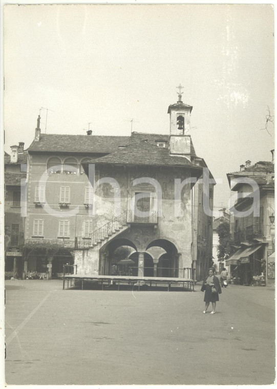 1972 ORTA SAN GIULIO Piazza Mario MOTTA - Palazzo della Comunità *Foto 13x18 cm