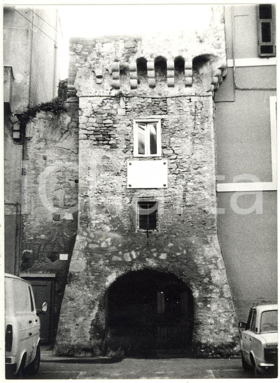 1979 CIVITAVECCHIA Veduta sull'Archetto di accesso a Piazza Leandra *Foto 13x18