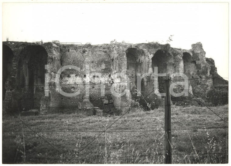 1976 MINTURNO Complesso archeologico di MINTURNAE Le mura del teatro *Foto 18x13